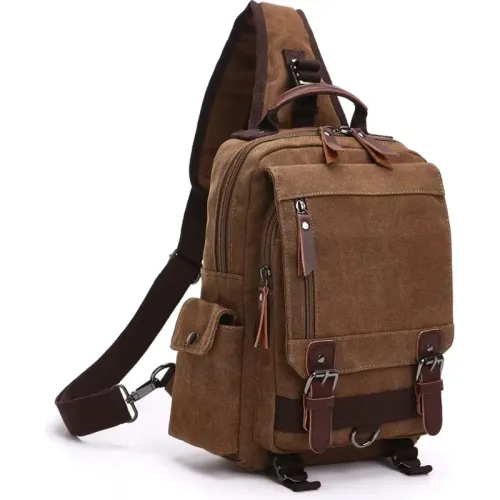 Weixier Bolso Bandolera Textil Con Puerto Usb
