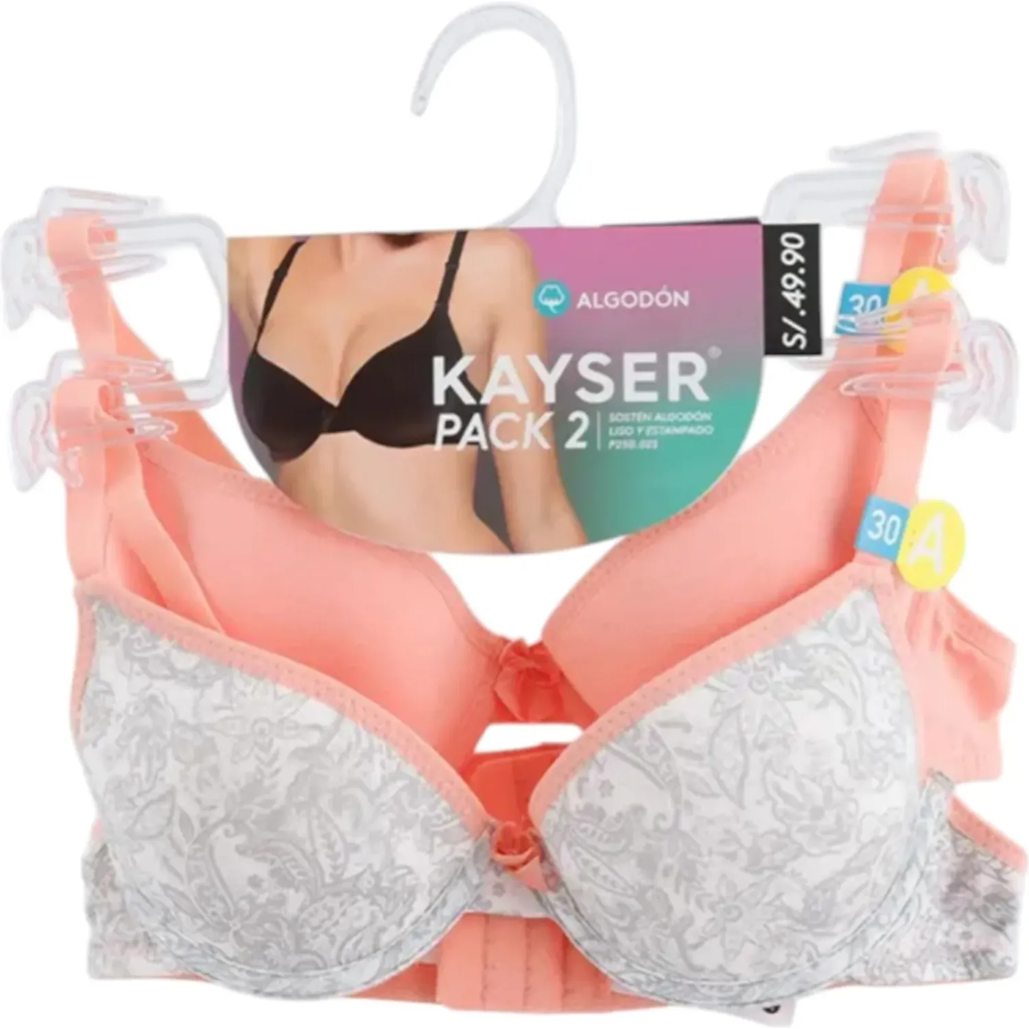 Kayser Kayser Sosten Dama Algodón color damasco | Platanitos