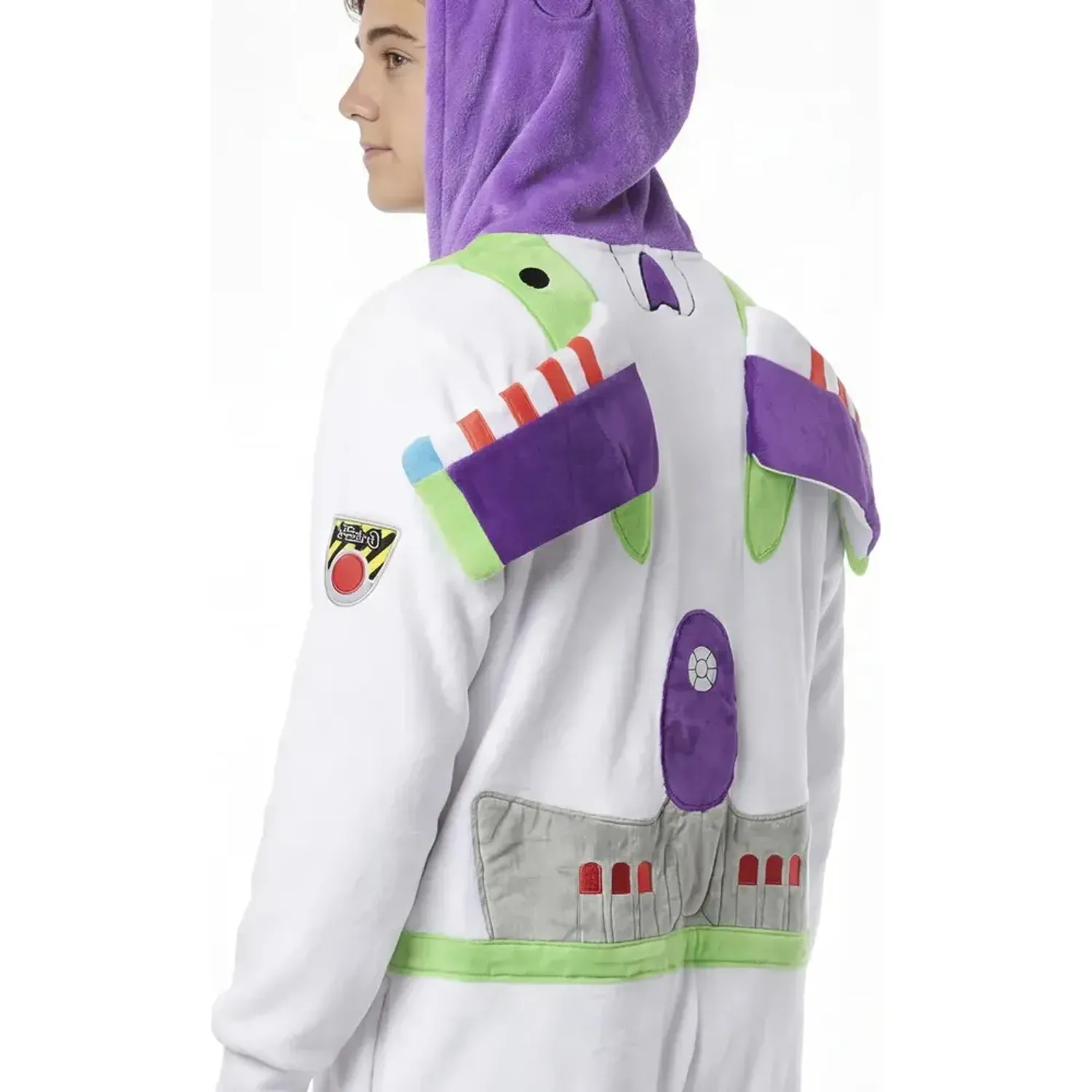 Pijama Kayser Jovencito Enterizo Coral Fleece color blanco | Platanitos