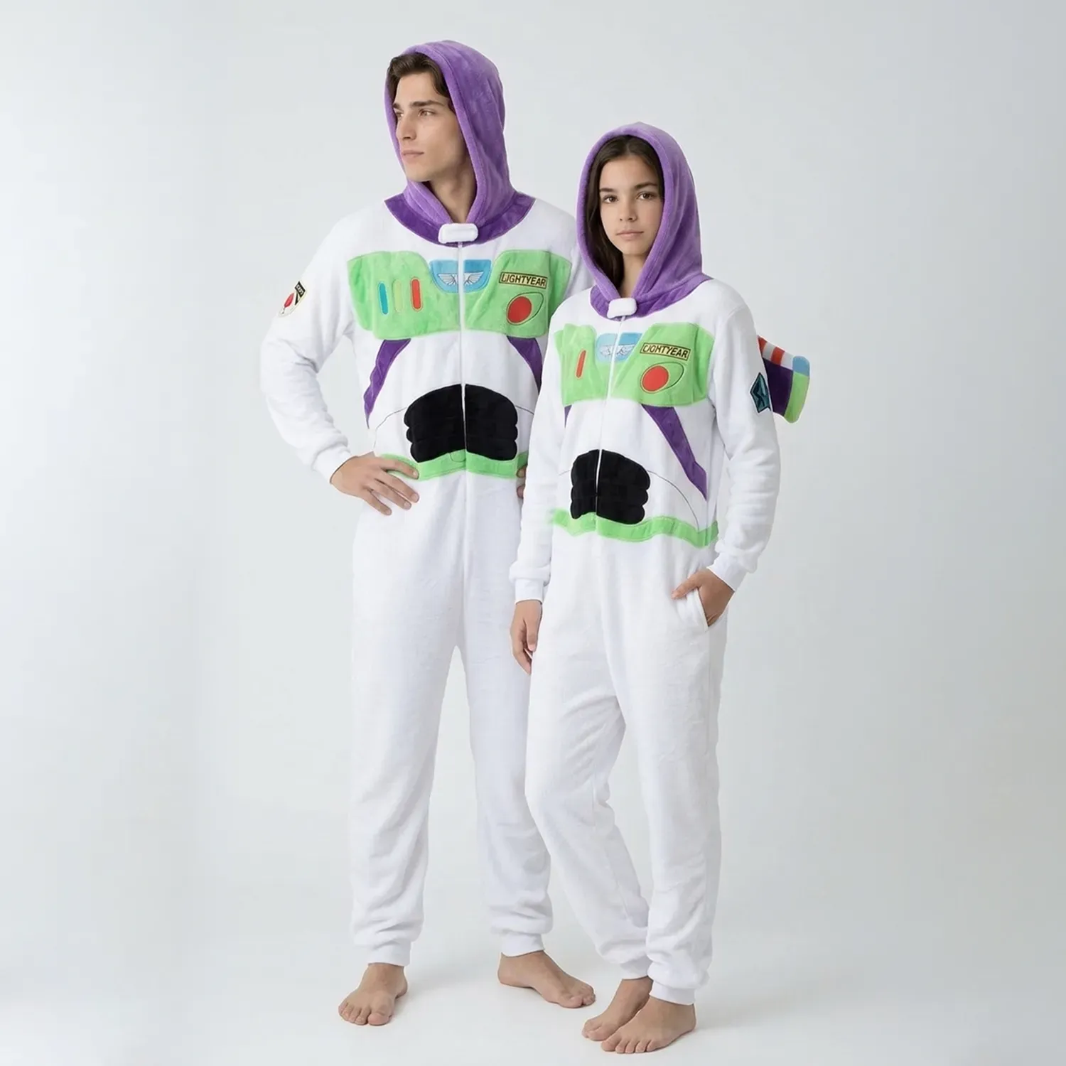 DISNEY BY KAYSER Pijama Disney By Kayser Jovencito Enterizo Coral Fleece color blanco | Platanitos