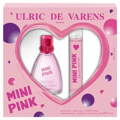 Ulric de Varens Pack Mini Pink Edp 25 Ml + Purse Spray Edp 20 Ml