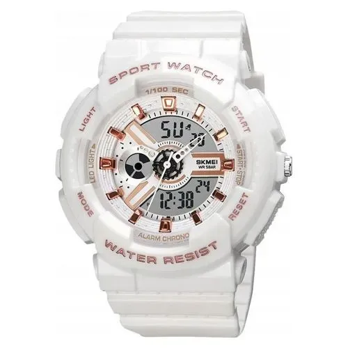 SKMEI Reloj 1689wt Análogo-Digital Unisex