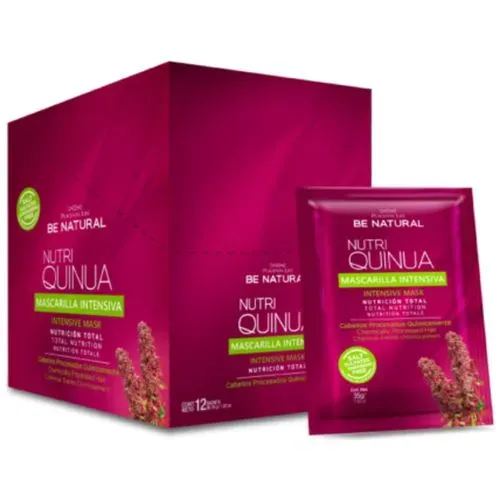 BE NATURAL Morado modelo Nutri Quinua Mascarilla Sachet 35gr X 12unid fucsias 2023051620122266982