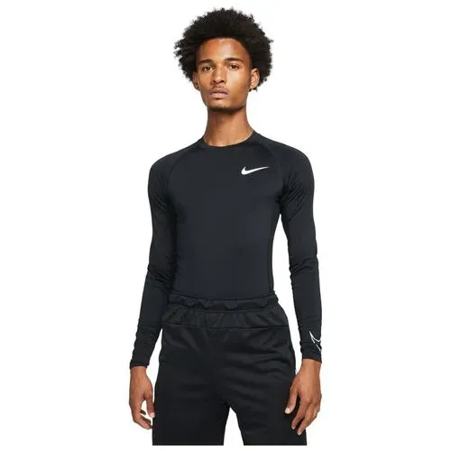 Nike Negro de Hombre modelo Polo Manga Larga Training Hombre Pro Dri-Fit negros hombre 2023061219442276031  
