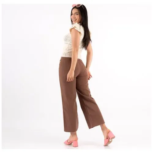 JAROLA Pantalón Culotte Casual Mujer Regina
