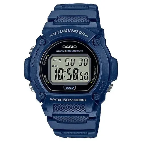 Hombre CASIO Azul Reloj Casio W-219h-2av