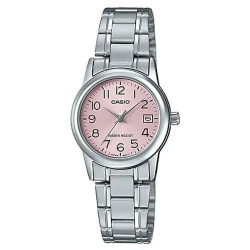 CASIO Plateado de Mujer modelo Reloj Casio Ltp-V002d-4b plateados rosados mujer 2023082822313371757