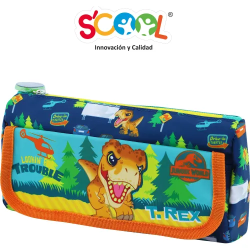 Scool Set Maleta 3d Mediana Ranger Jurassic Kids