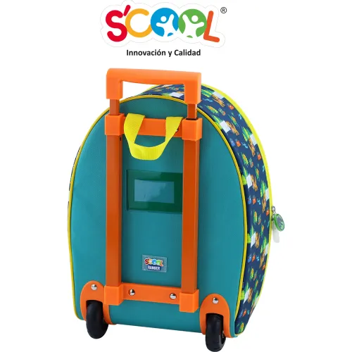 Scool Set Maleta 3d Mediana Ranger Jurassic Kids