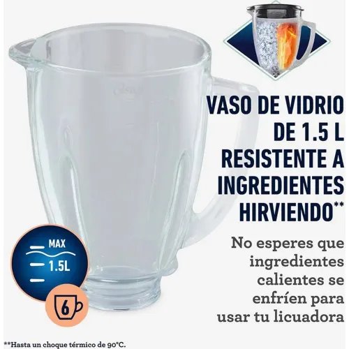Oster Licuadora Beehive 2v Negra  700w  2114100 - Blstbpst-053