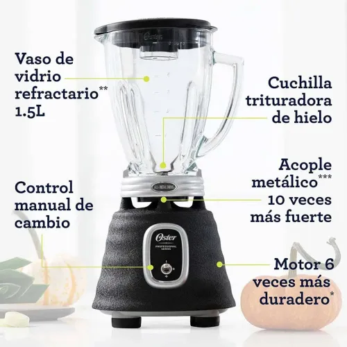 Oster Licuadora Beehive 2v Negra  700w  2114100 - Blstbpst-053