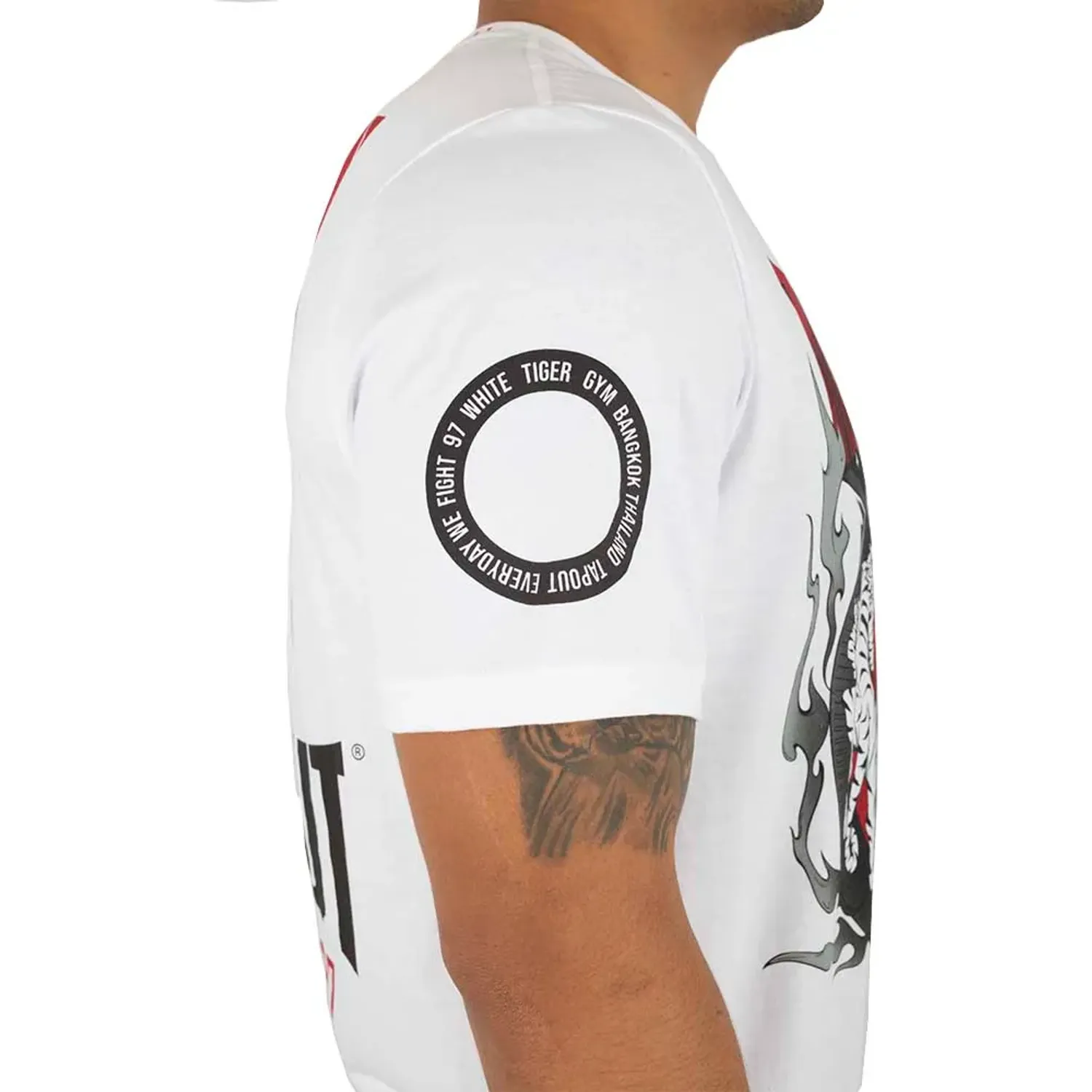 Polo Tapout Urbano Manga Corta Hombre Vignon color blanco | Platanitos