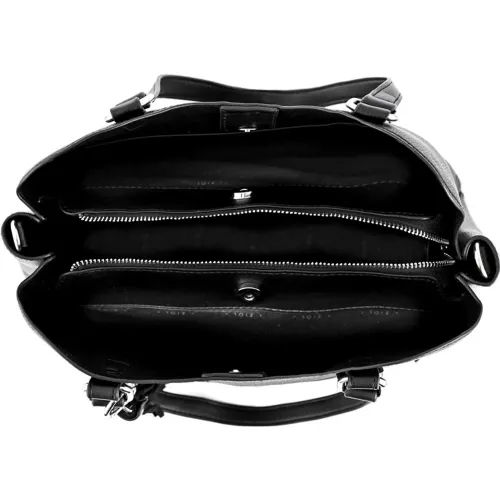 ZIOL Cartera Mujer Dos Asas Tres Div. Malva