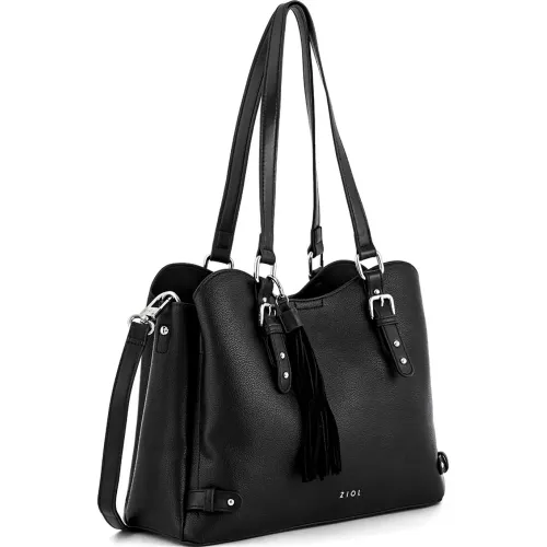 ZIOL Cartera Mujer Dos Asas Tres Div. Malva