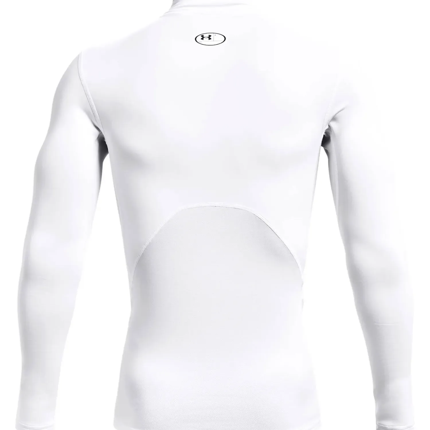 Polo Under Armour Compresion Manga Larga Training Hombre Cg Armour Mock color blanco | Platanitos
