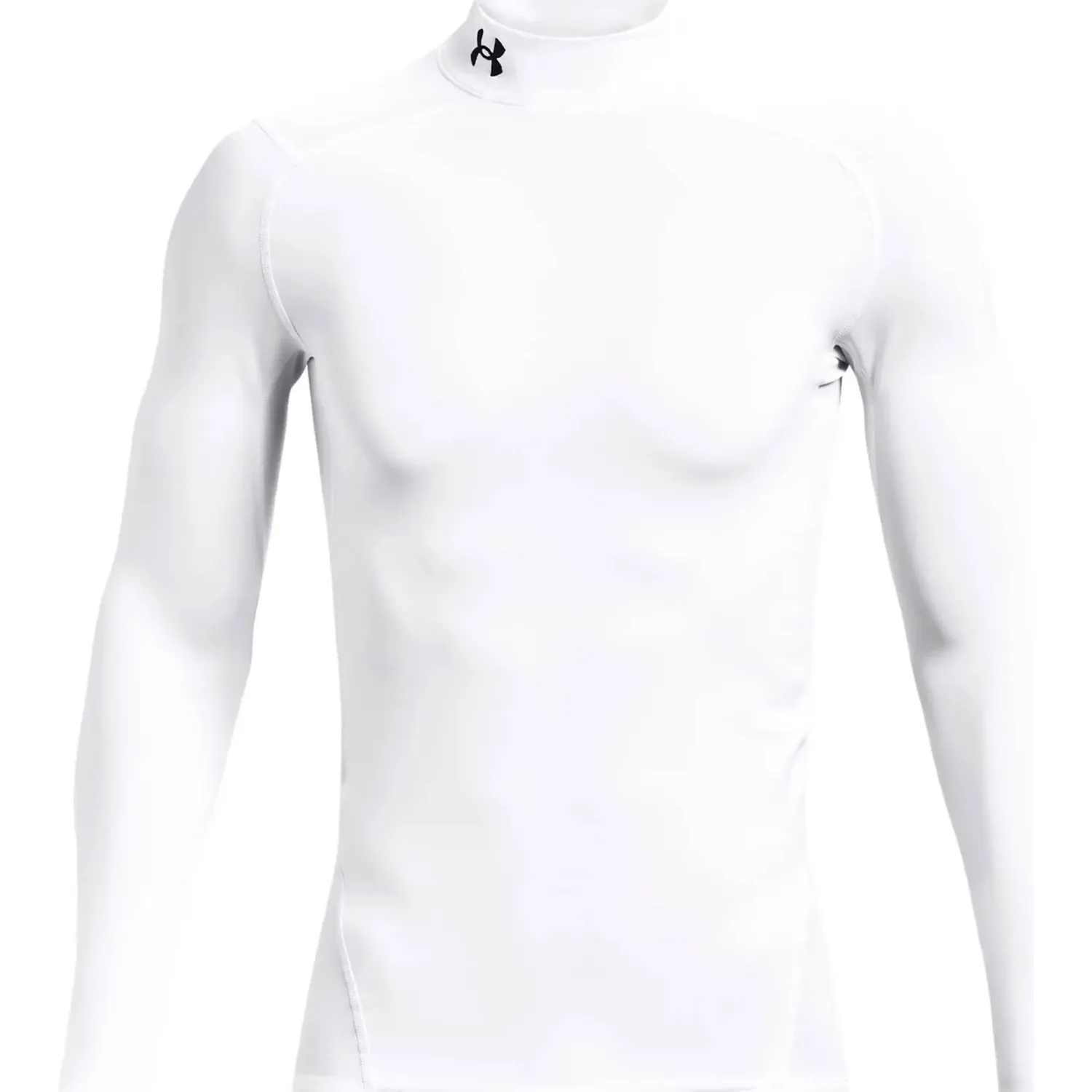 Polo Under Armour Compresion Manga Larga Training Hombre Cg Armour Mock color blanco | Platanitos