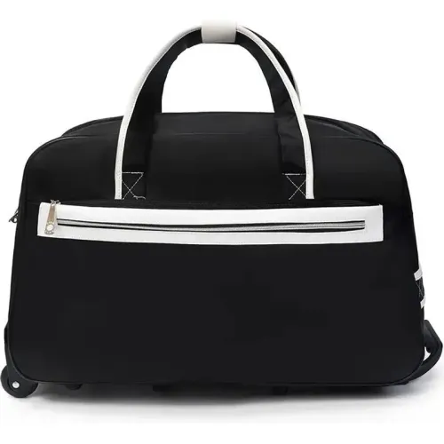 MAKEWAY Maleta De Viaje Impermeable De Gran Capacidad 2 Ruedas - Negro