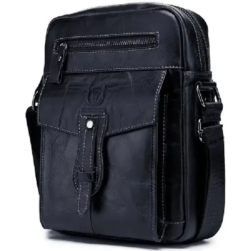 Bullcaptain Morral De Cuero Mate Unisex Adulto Djb-053 Talla L