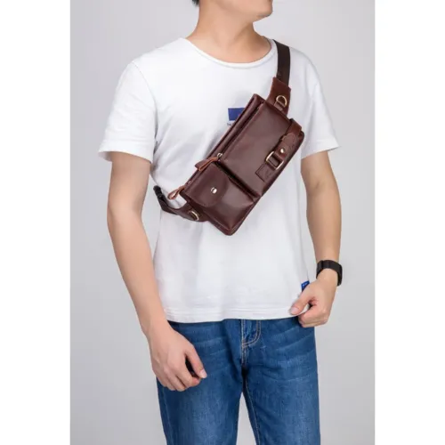 Bullcaptain Marron modelo Canguro De Cuero Mate Unisex Yb-020 marrones 2024051016090942186  