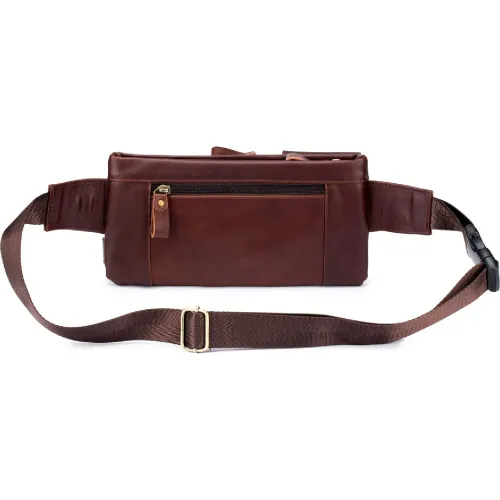 Bullcaptain Canguro De Cuero Mate Unisex Yb-020