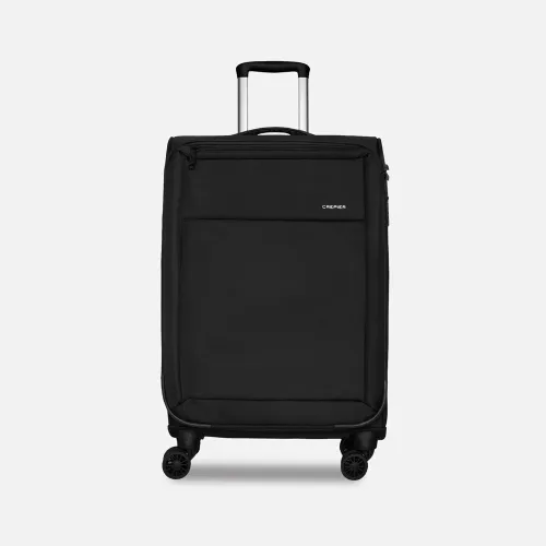 CREPIER Negro modelo Maleta Unisex Blanda London 24 Plg. Bodega Mediana 2024061720503691565