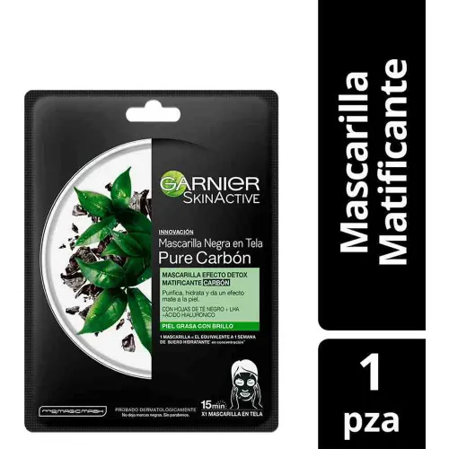GARNIER Varios modelo Mascarilla En Tela Charcoal Black Tea varios 2024062814370499955  