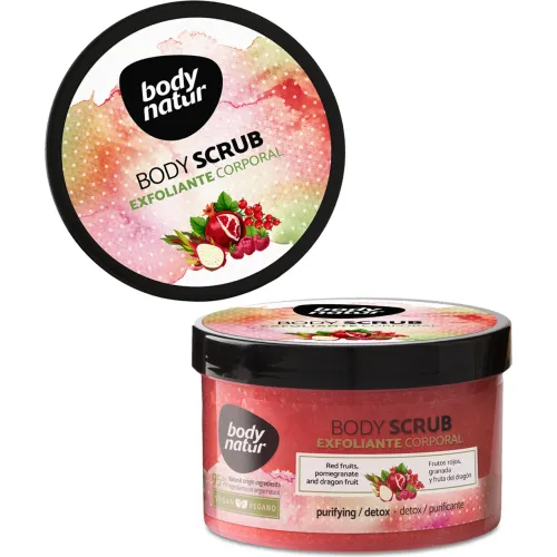 Body Natur Exfoliante Corporal Frutos Rojos 200 Ml