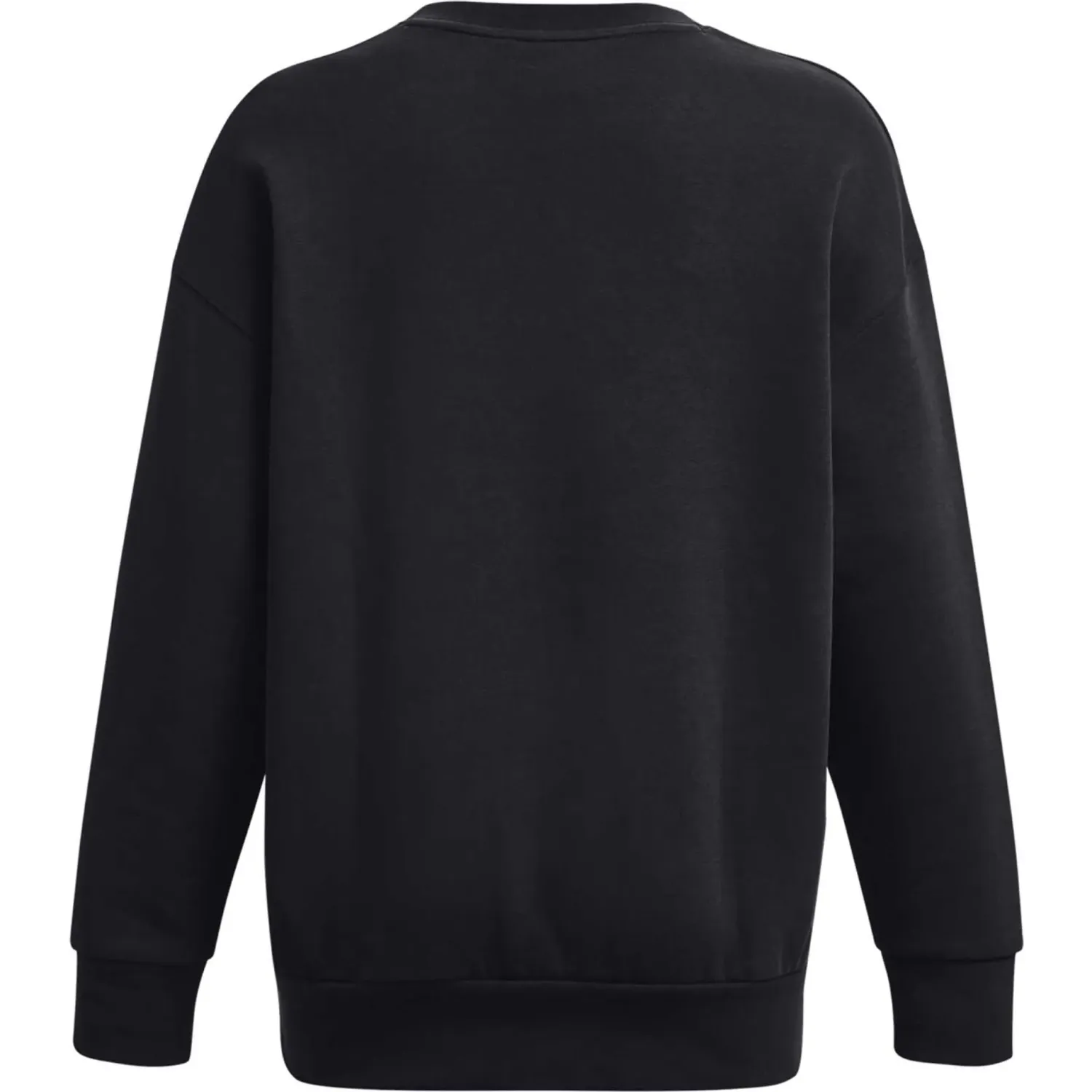 Under Armour Polera Under Armour Training Mujer Essential Fleece Oversize Crew color negro | Platanitos