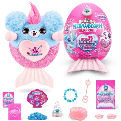 RAINBOCORNS Peluche Sirena Sorpresa Rainbocorns