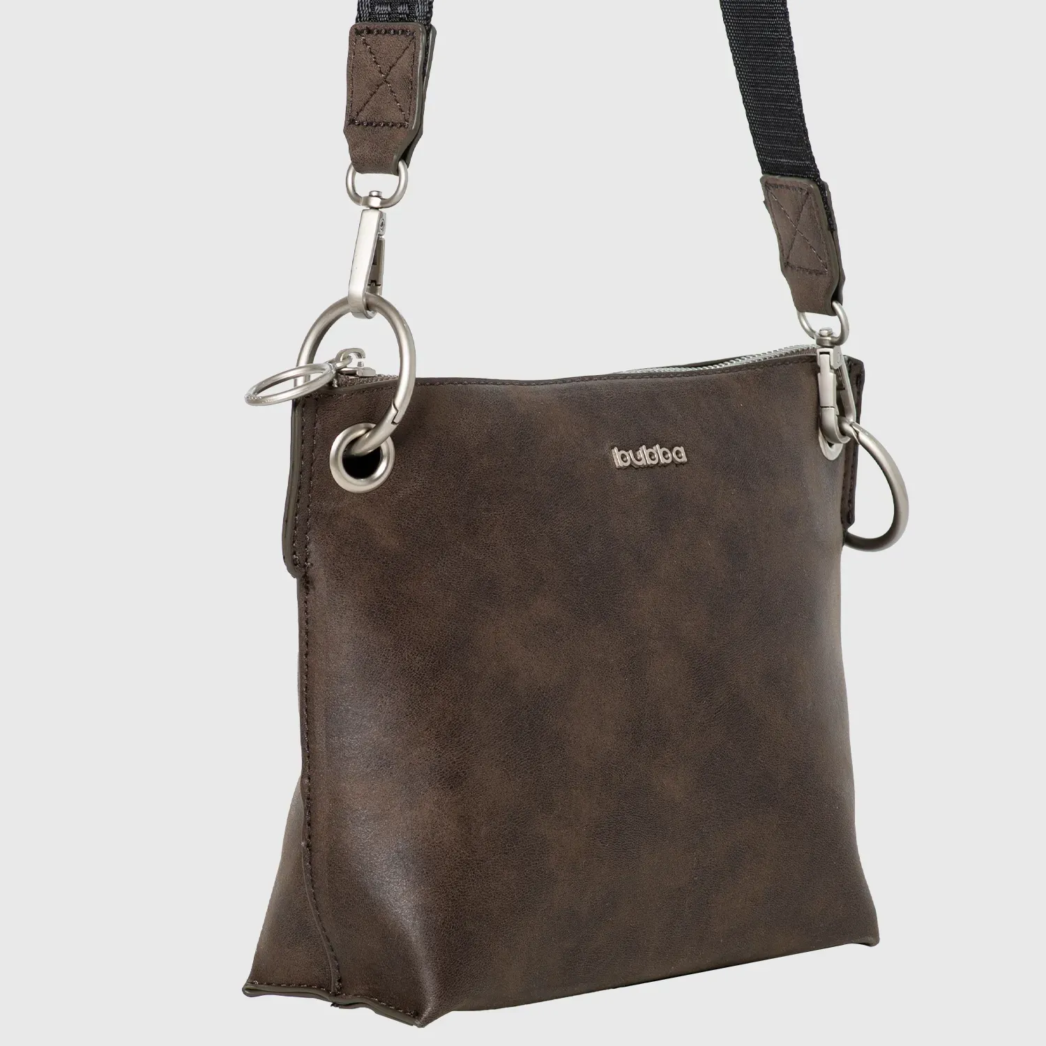 Cartera Bubba Bags Mujer Purse Vefree color marron oscuro | Platanitos