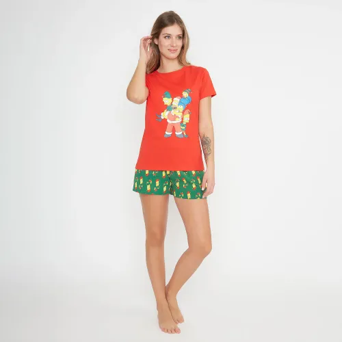 Kayser Rojo de Mujer modelo Pijama Short Mujer S7074-Roj mujer 2025081316533680194  
