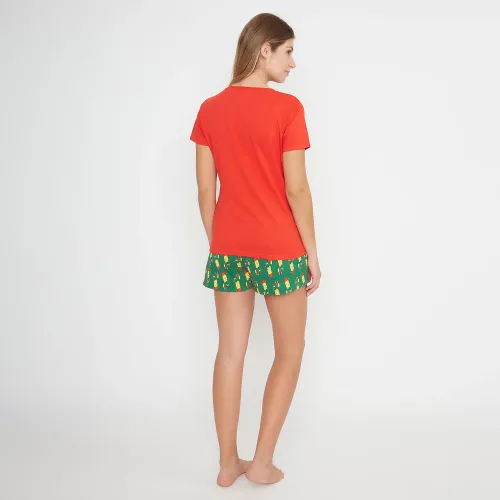 Kayser Pijama Short Mujer S7074-Roj
